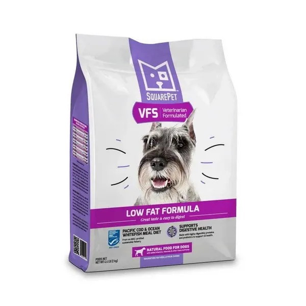 4.4 Lb Squarepet Vfs Canine Low Fat Formula - Treats